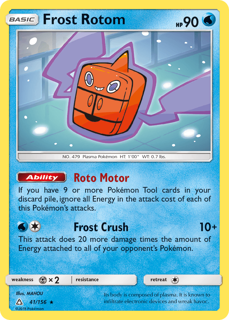 Frost Rotom from Ultra Prism