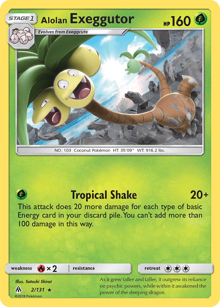 Alolan Exeggutor from Forbidden Light