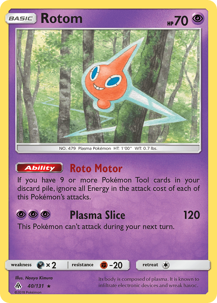 Rotom from Forbidden Light