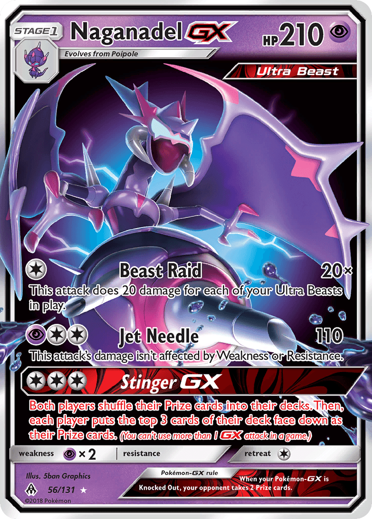 Naganadel-GX from Forbidden Light