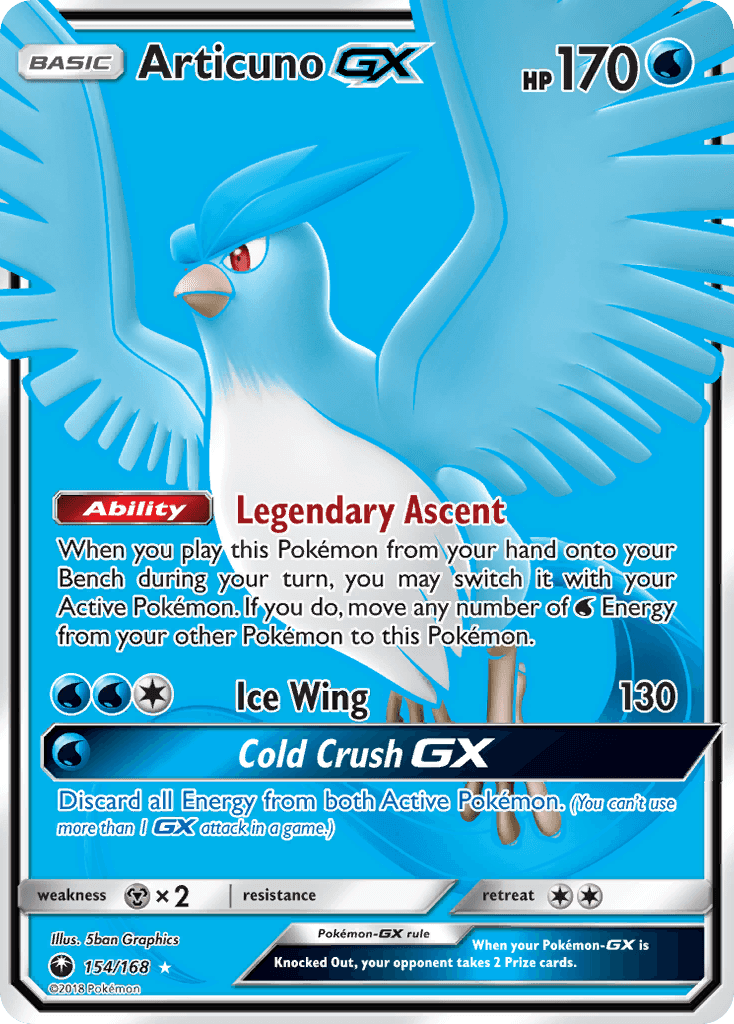 Articuno-GX from Celestial Storm