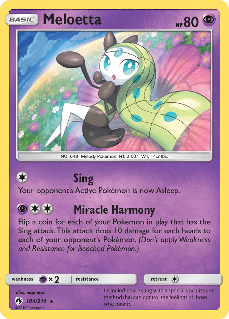 Meloetta from Lost Thunder