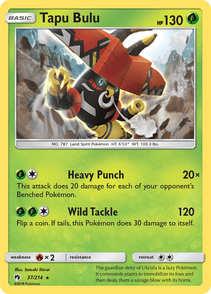 Tapu Bulu from Lost Thunder