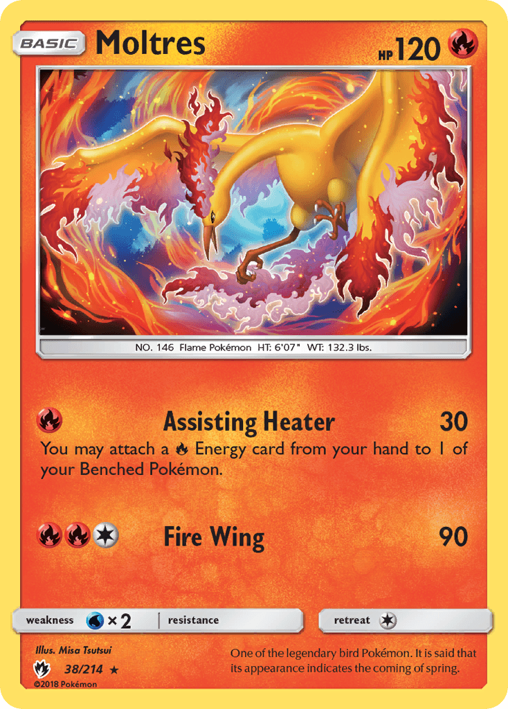 Moltres from Lost Thunder