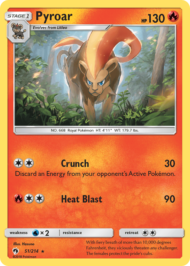 Pyroar from Lost Thunder