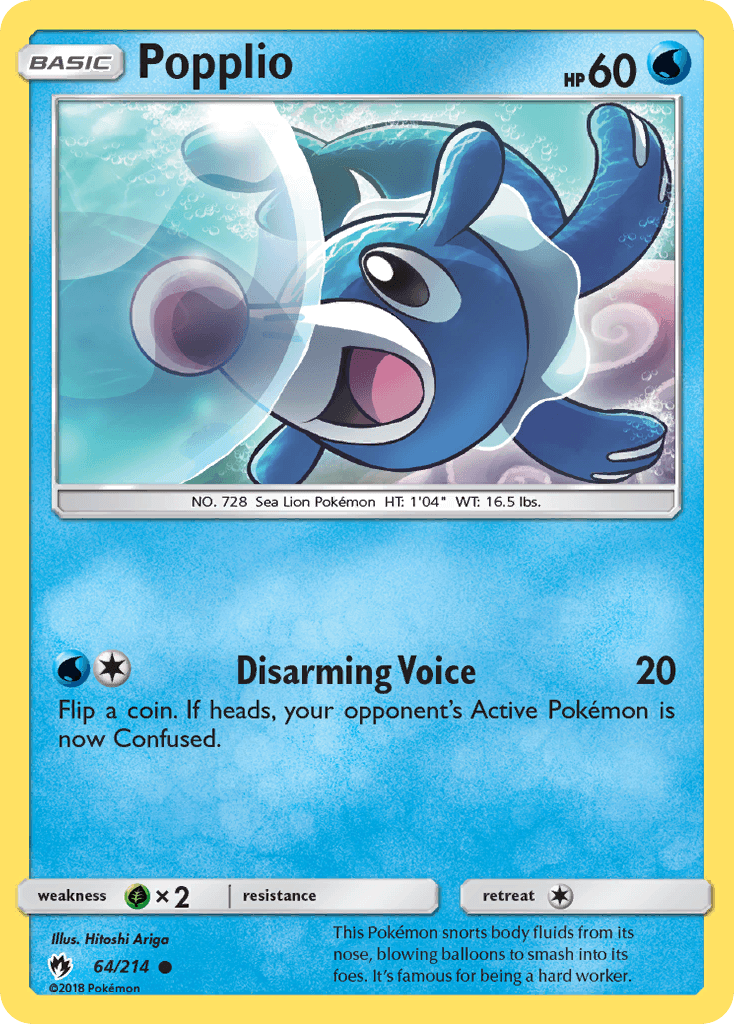 Popplio from Lost Thunder