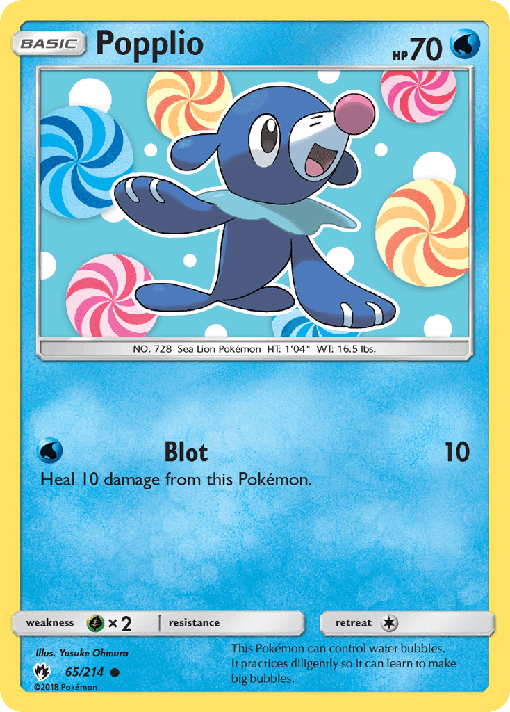 Popplio from Lost Thunder