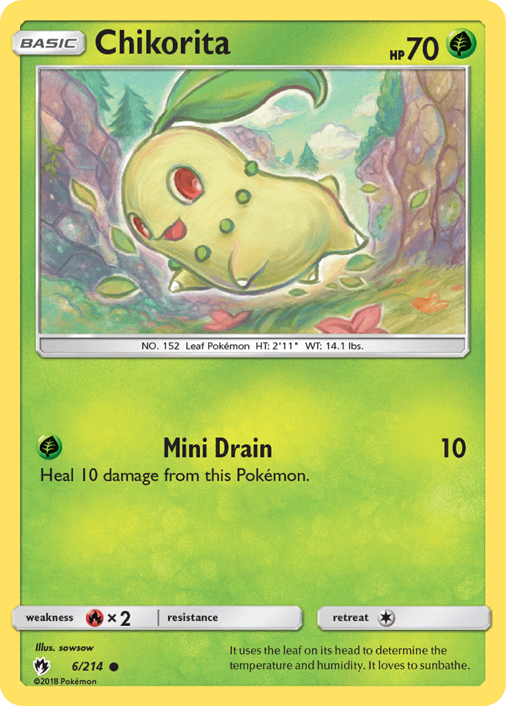 Chikorita from Lost Thunder