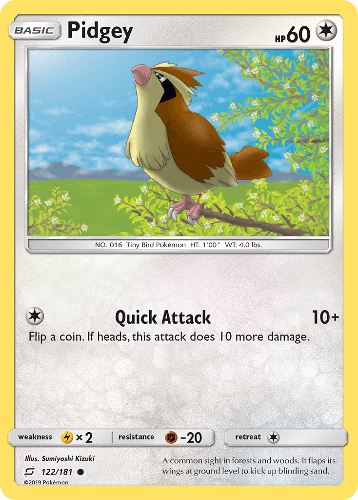 Pidgey from Team Up