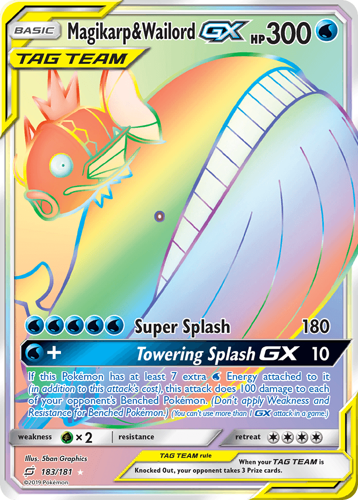 Magikarp & Wailord-GX from Team Up