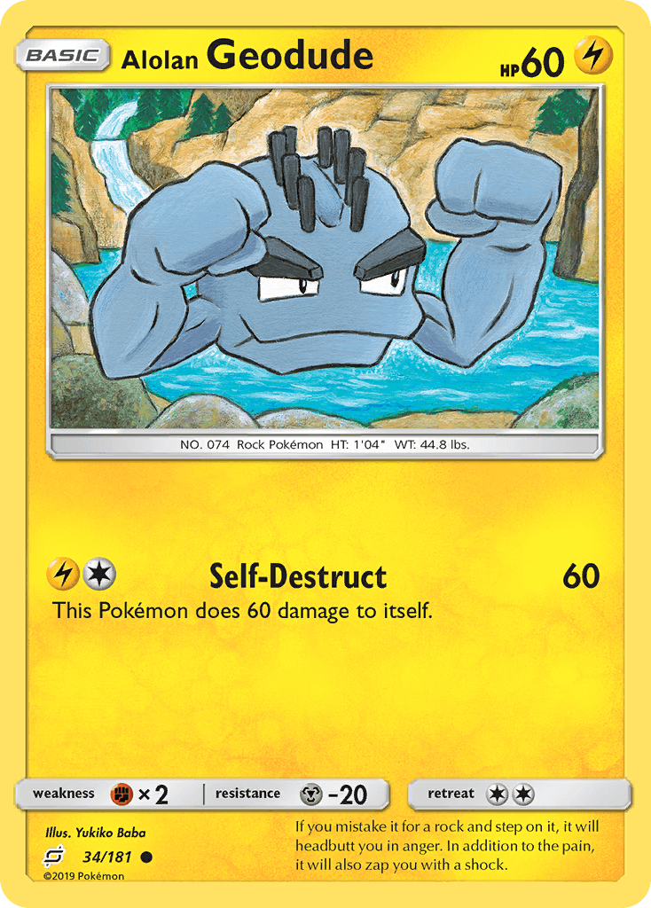 Alolan Geodude from Team Up