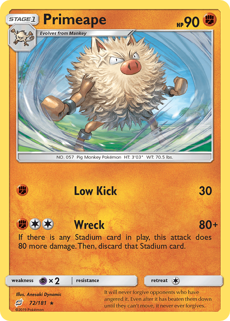 Primeape from Team Up