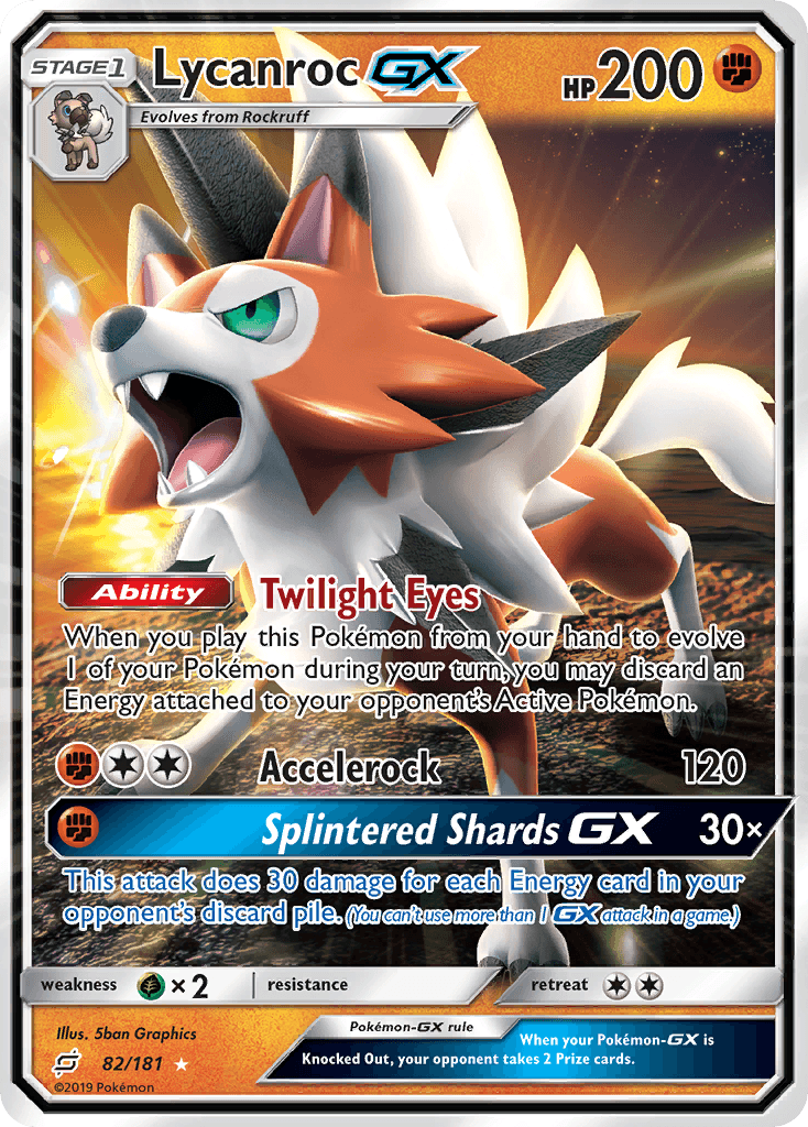 Lycanroc-GX from Team Up