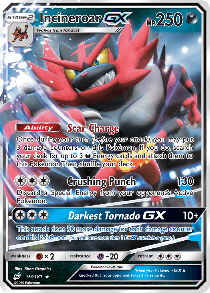 Incineroar-GX from Team Up
