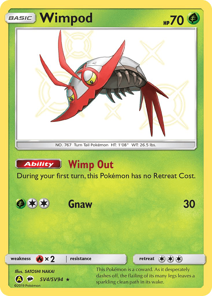 Wimpod from Hidden Fates Shiny Vault