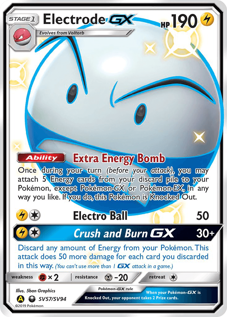 Electrode-GX from Hidden Fates Shiny Vault