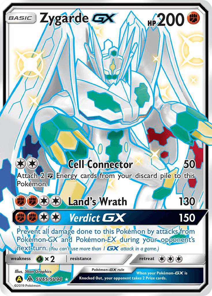 Zygarde-GX from Hidden Fates Shiny Vault