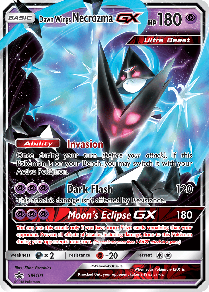Dawn Wings Necrozma-GX from SM Black Star Promos
