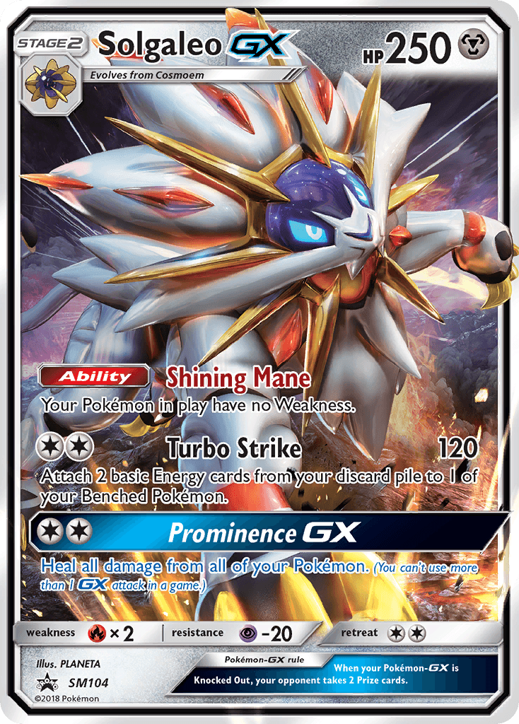 Solgaleo-GX from SM Black Star Promos