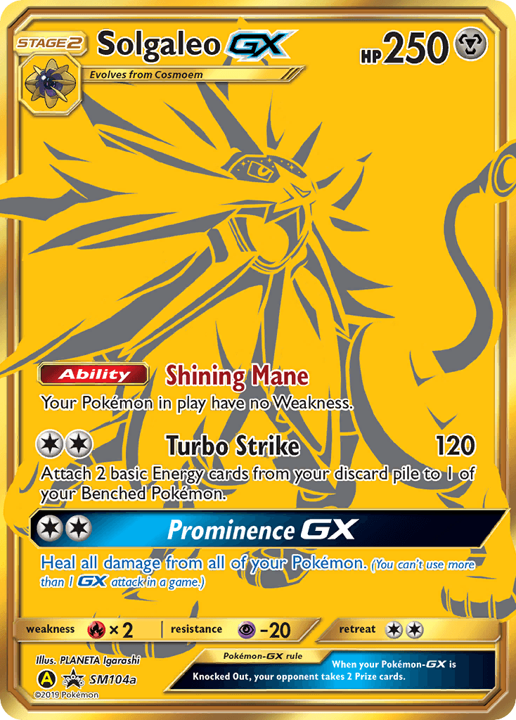 Solgaleo-GX from SM Black Star Promos