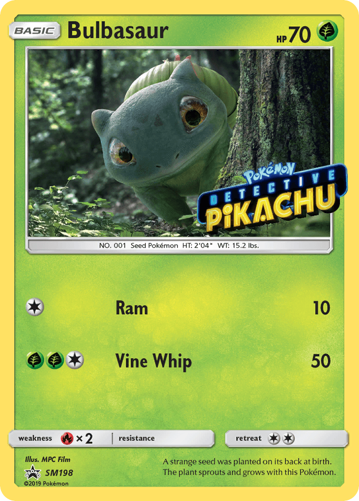 Bulbasaur from SM Black Star Promos