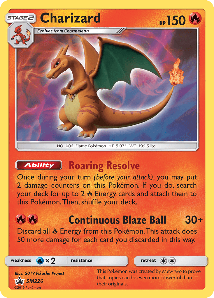 Charizard from SM Black Star Promos