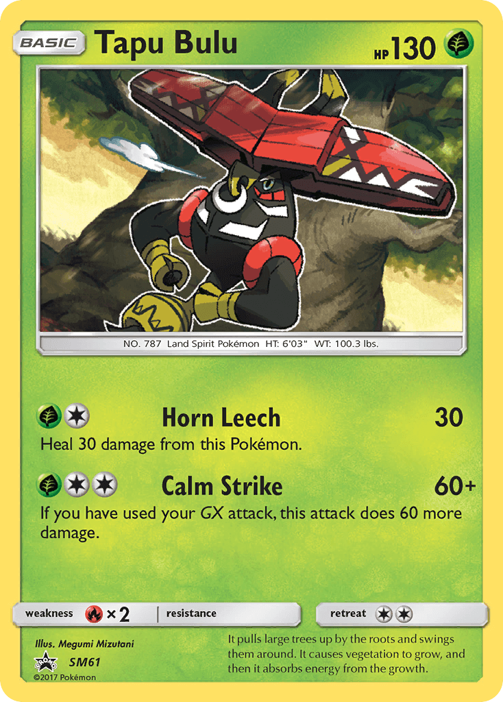 Tapu Bulu from SM Black Star Promos