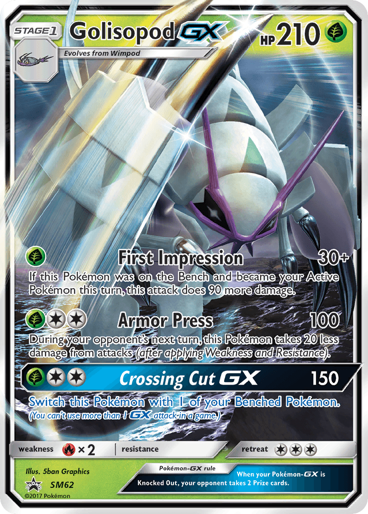 Golisopod-GX from SM Black Star Promos