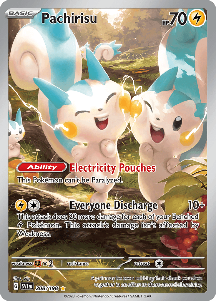 Pachirisu from Scarlet & Violet