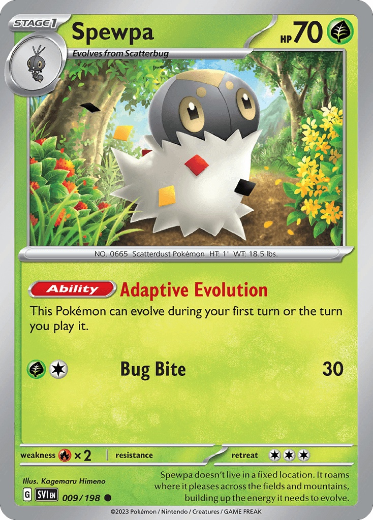 Spewpa from Scarlet & Violet