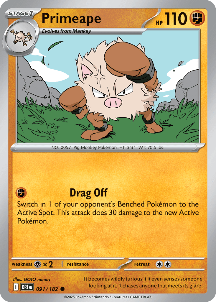 Primeape from Destined Rivals
