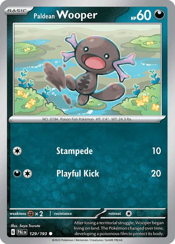 Paldean Wooper from Paldea Evolved