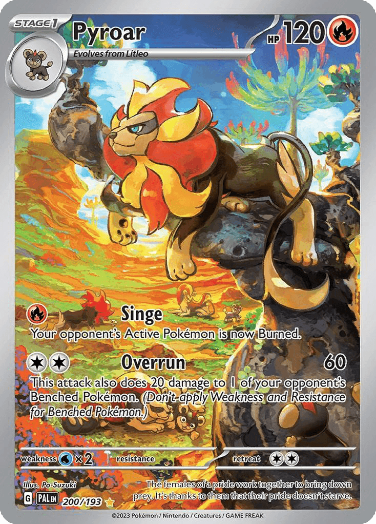Pyroar from Paldea Evolved