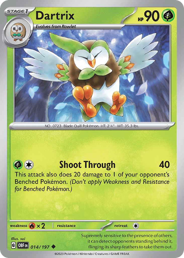 Dartrix from Obsidian Flames