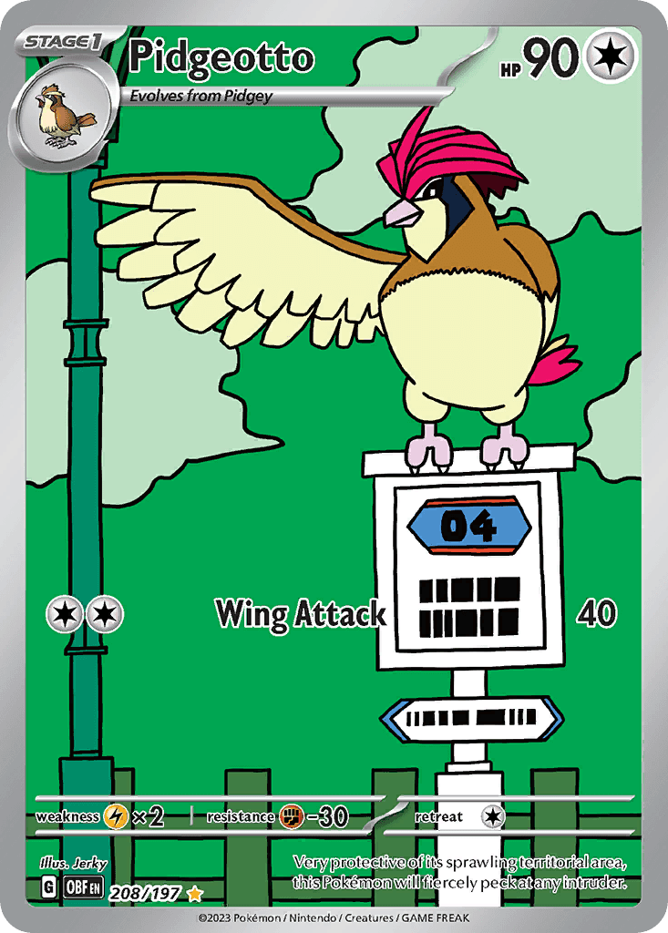 Pidgeotto from Obsidian Flames