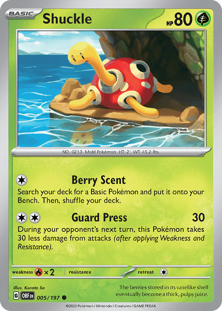 Shuckle from Obsidian Flames
