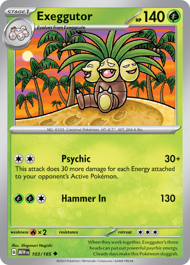 Exeggutor from 151
