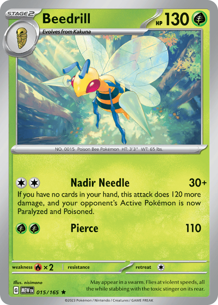 Beedrill from 151