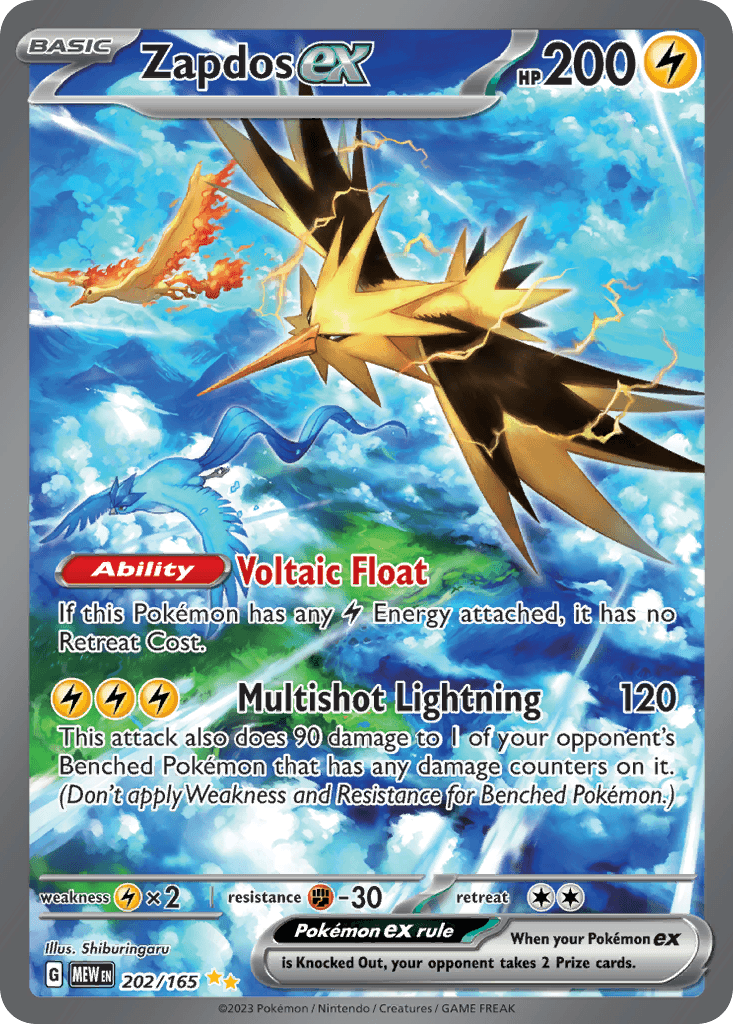 Zapdos ex from 151