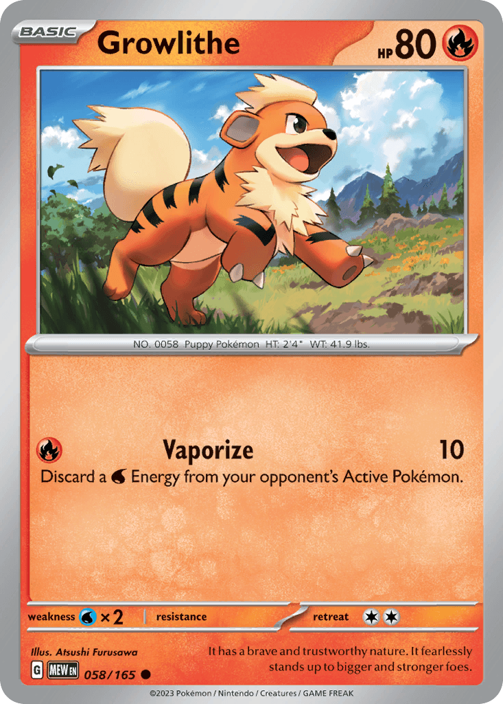Growlithe from 151
