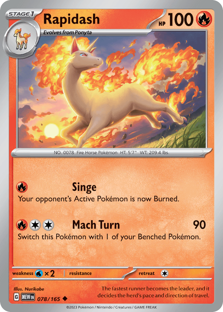 Rapidash from 151