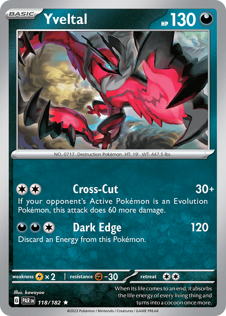 Yveltal from Paradox Rift