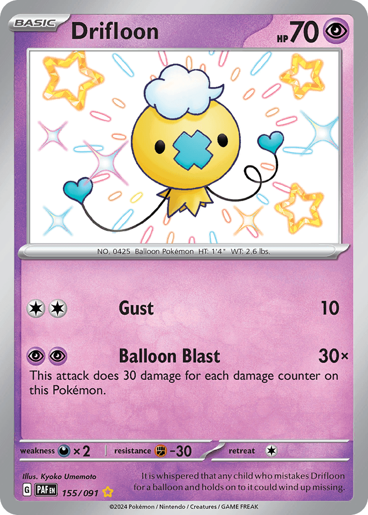 Drifloon from Paldean Fates