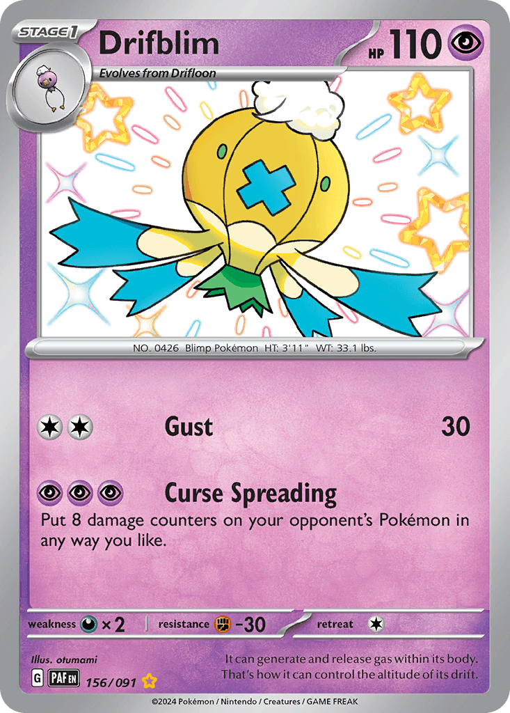 Drifblim from Paldean Fates