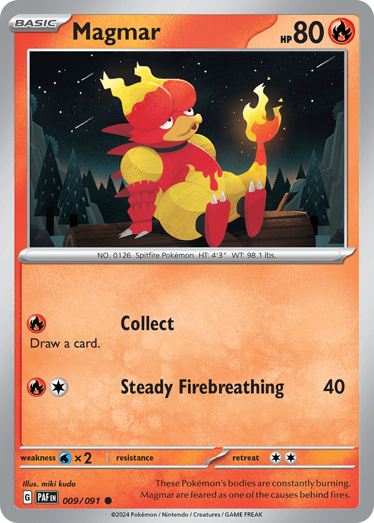 Magmar from Paldean Fates