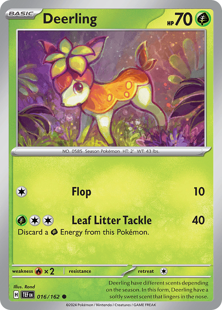 Deerling from Temporal Forces