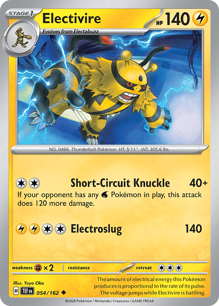 Electivire from Temporal Forces
