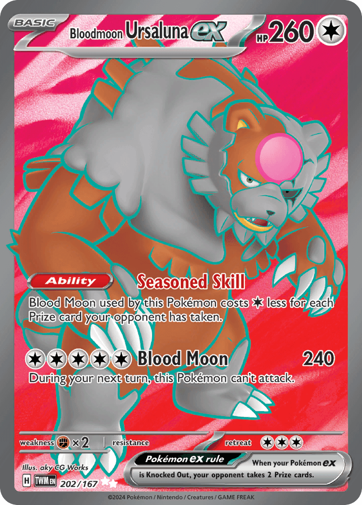 Bloodmoon Ursaluna ex from Twilight Masquerade