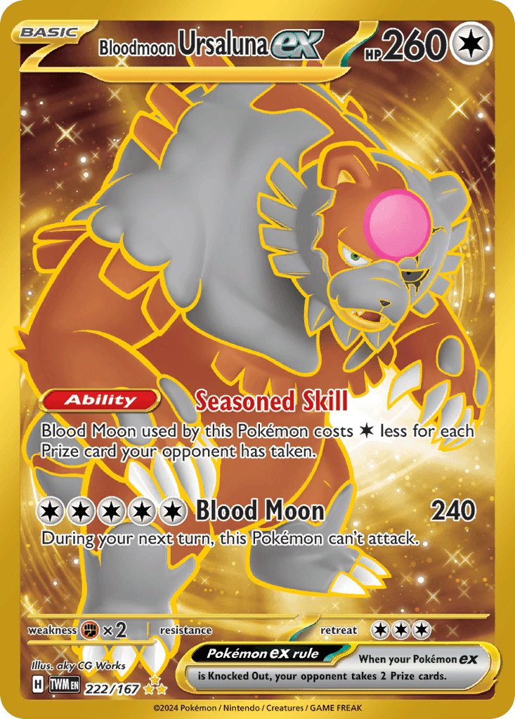 Bloodmoon Ursaluna ex from Twilight Masquerade