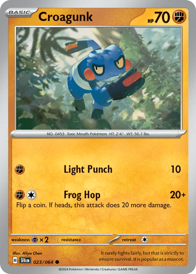 Croagunk from Shrouded Fable